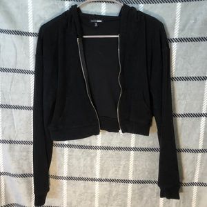 black cotton mini sweater